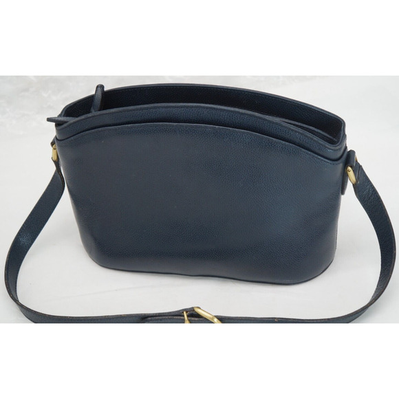 Rare Vintage COACH Madison Pierre 4406 Navy Leather Shoulder Bag in EUC - Picture 3 of 13